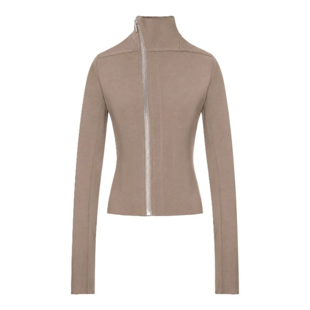 Rick Owens Women Gary Fitted Jacket With Asymmetric Zip